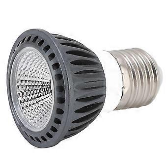 Lampada riscaldante a LED a spettro completo UVA UVB per tartaruga, 220V, nera, con specchio concavo/convesso