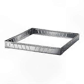 Outdoor Camping Hiking Stainless Steel Windproof Stove Screen, Foldable Portable, 21.3 x 21.3 cm