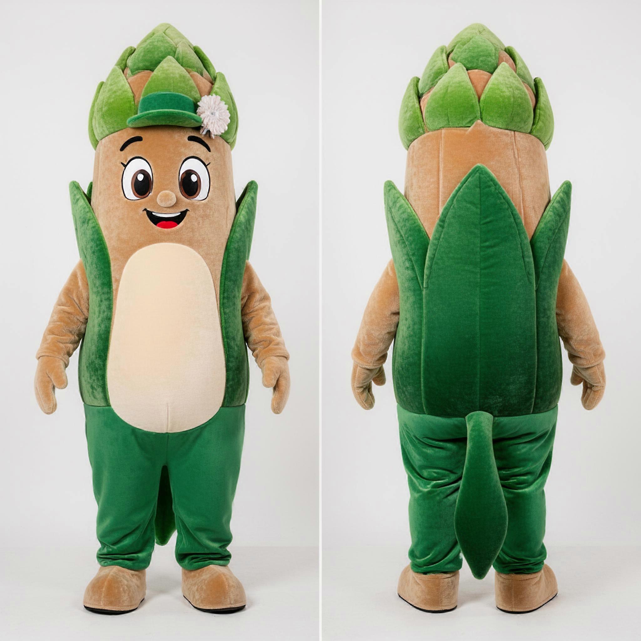 MASTICOT Tan Padded Asparagus Mascot