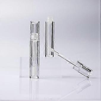 5Ml Transparent Empty Lip Gloss Tube Diy Plastic Elegant Liquid Lipstick Container Round Mini Lipgloss Sample Bottle