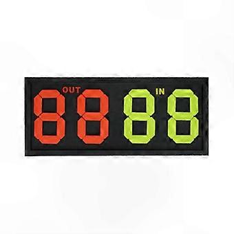 4-Digit Football Volleyball Substitution Board Flip Card for Referees
