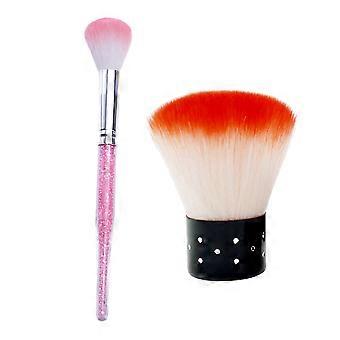 Manicure Hair Brush Portable Dust Powder Brush for Nail Use 1Pack