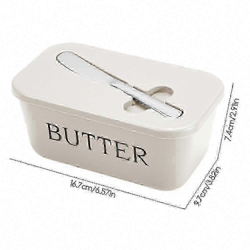 Even-Cut Butter Dish With Secure Lid