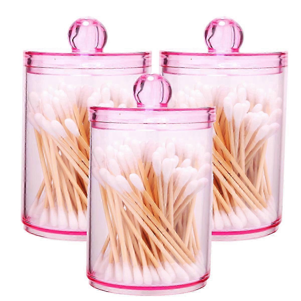 Transparent Thick-Wall Dual Cotton Jar Set