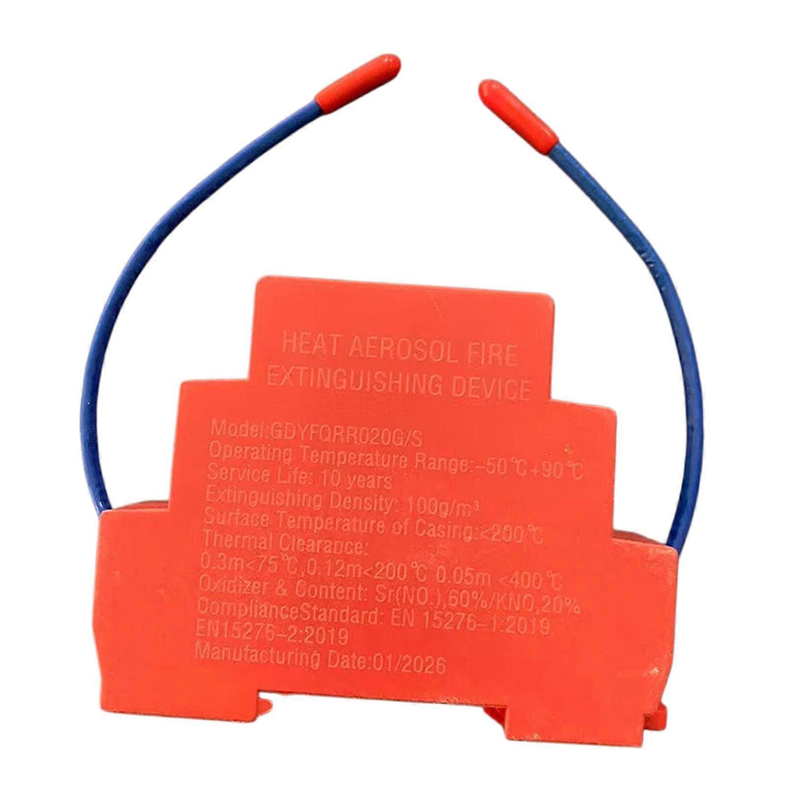 Space Saving Fire Protection Solution Fire Security for Electrical Boxes And Vehicle Compartments with 0.1m Coverage Multicolor