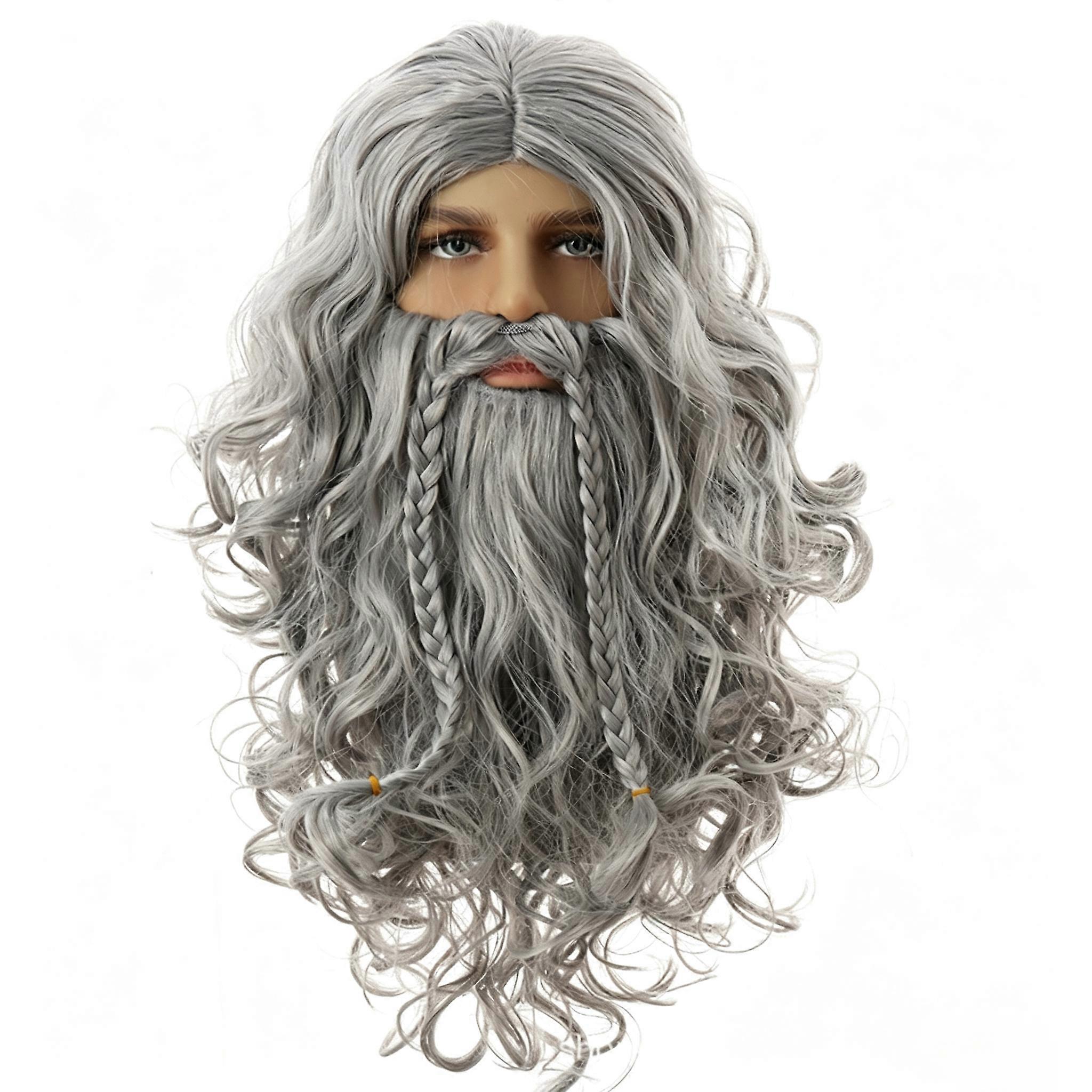 Grey Wizard Wig