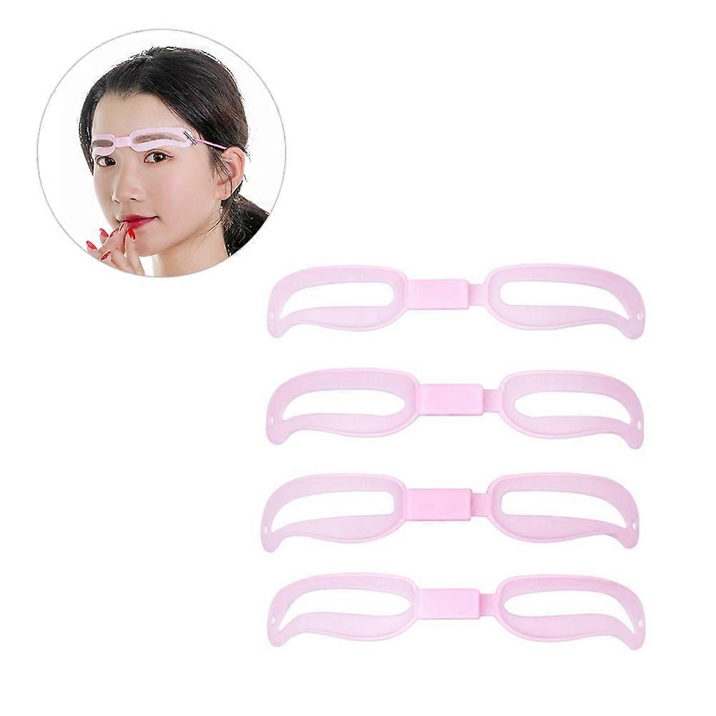 Reusable Eyebrow Card Eyebrow Assistant Suit for 5Sets