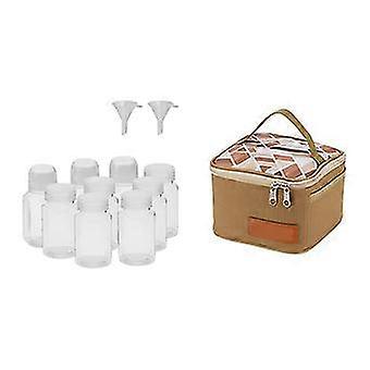 Kit de Especiarias para Camping com Saco de Armazenamento 100ml Pimenteiros para Cozinhar Tempero
