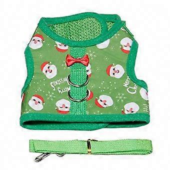 Walking Dogs, Chickens & Ducks - Reflective Adjustable Breathable Mesh Pet Vest Harness Set with Leash