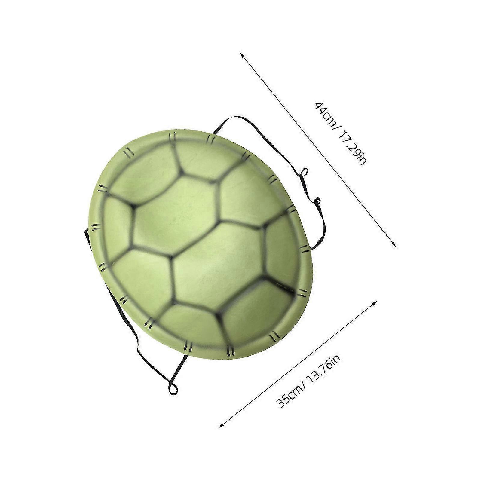 Eva Turtle Shell Halloween Cosplay Costume compatible with Decor 2Pcs Green Shells