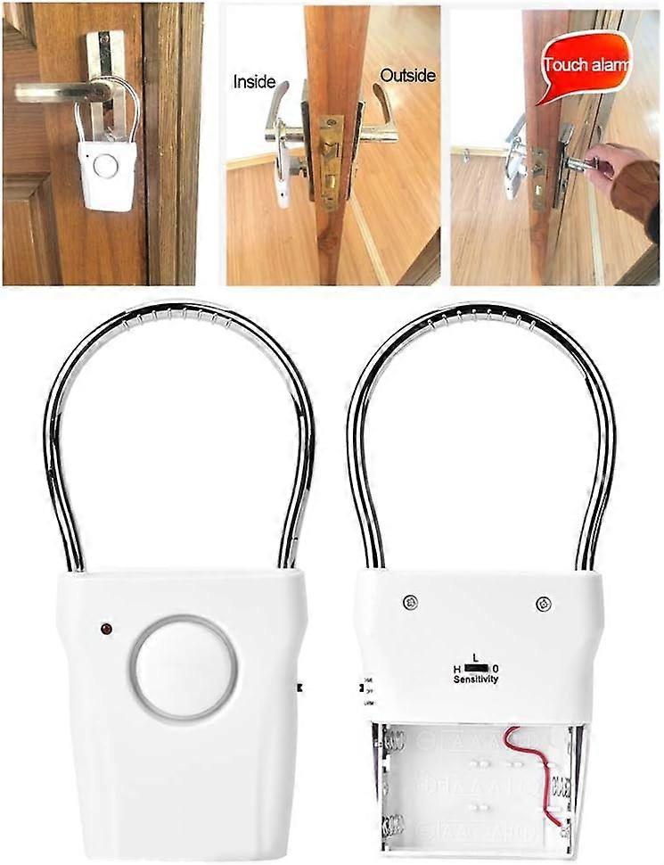 Door Handle Alarm (1pc, white)
