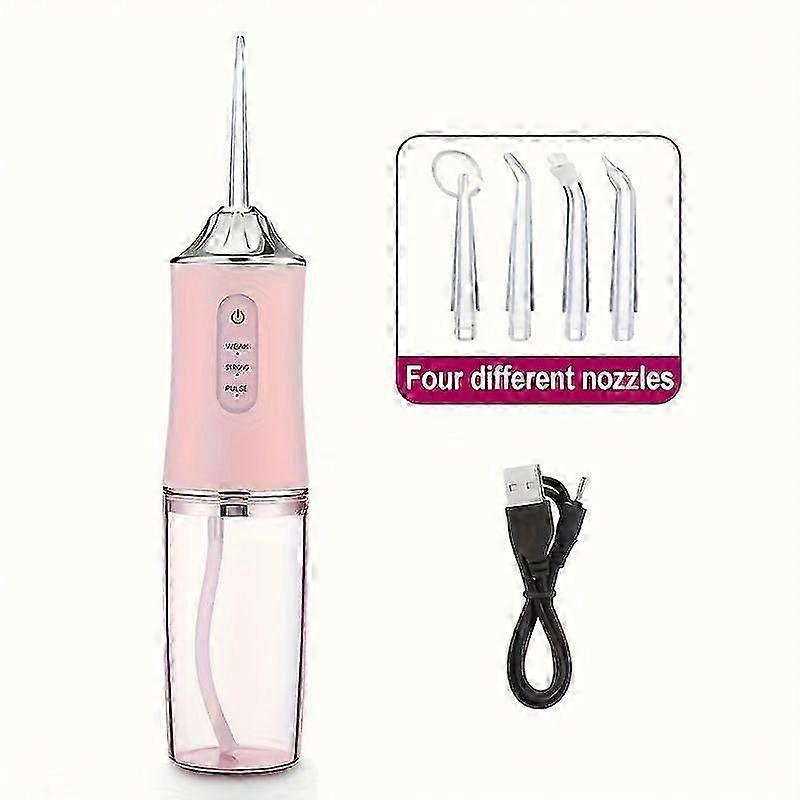 USB Rechargeable Water Flosser 360 Nozzle Precision Pressure Replaceable Tips