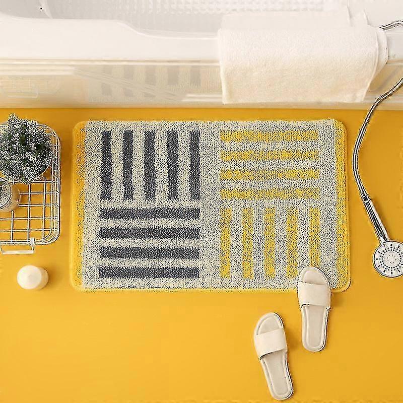 Rectangular Absorbent Non Slip Bath Mat