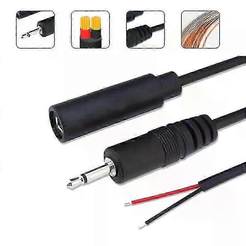 25cm Mono Audio Extension Cable