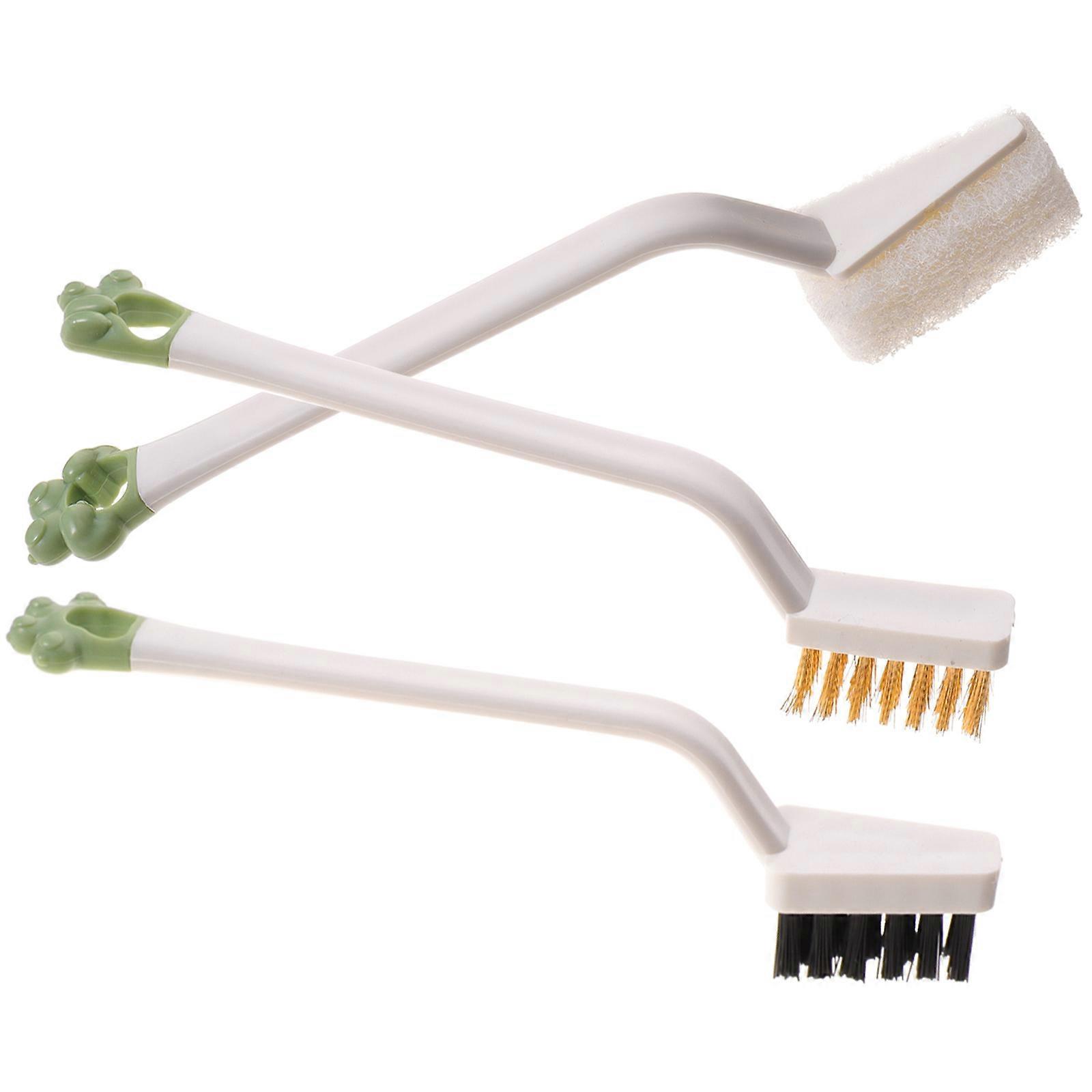 Cleaning Brush Set Multi-Function Reusable Stove Cleaner for Kitchen 3Pcs