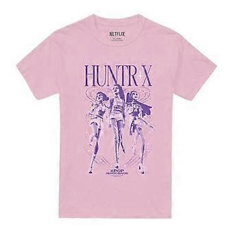 K-Pop Demon Hunters Unisex Adult Huntrix World Tour Poster T-Shirt