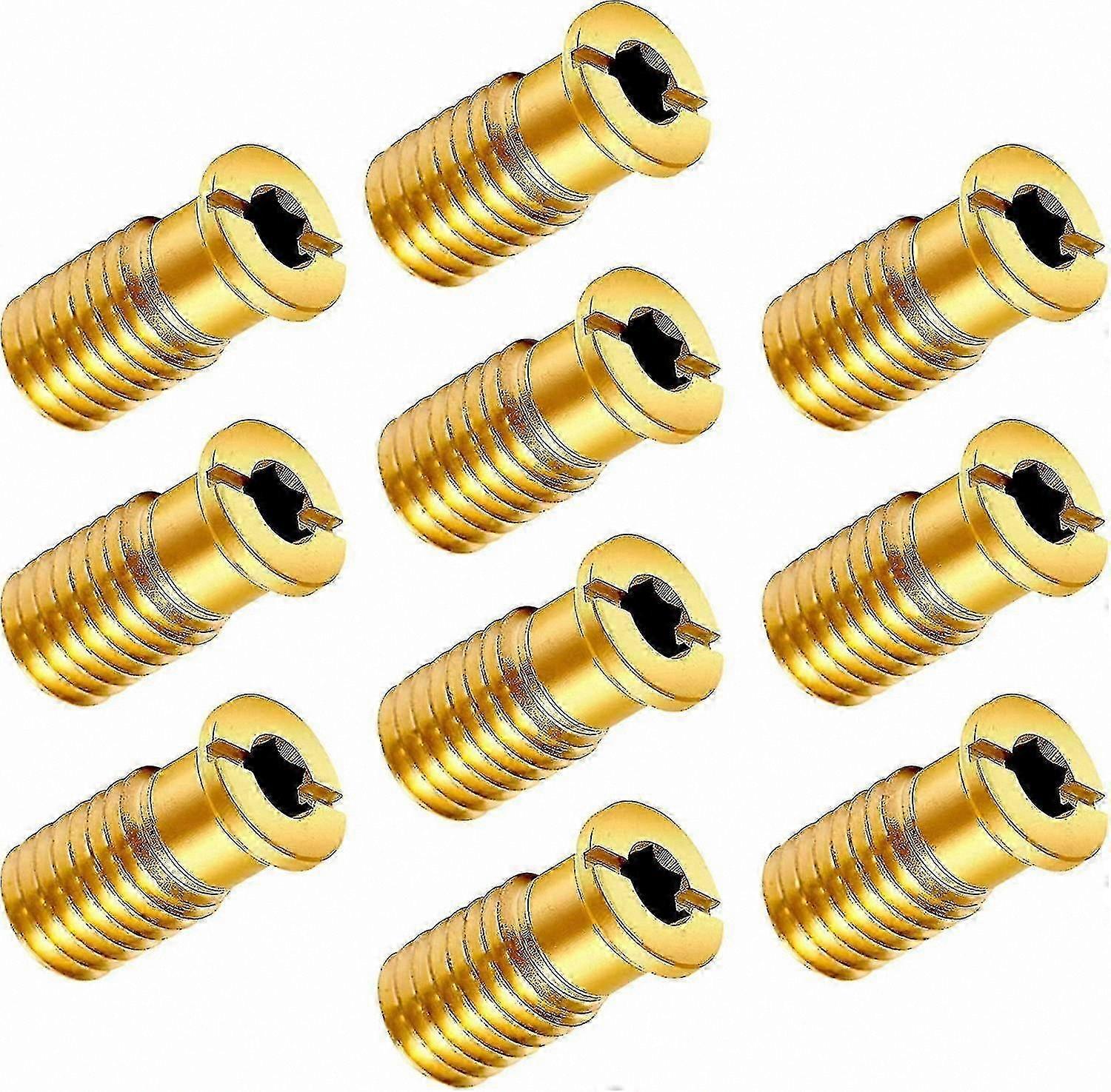 10-Pack Solid Brass Pool Cover Anchors