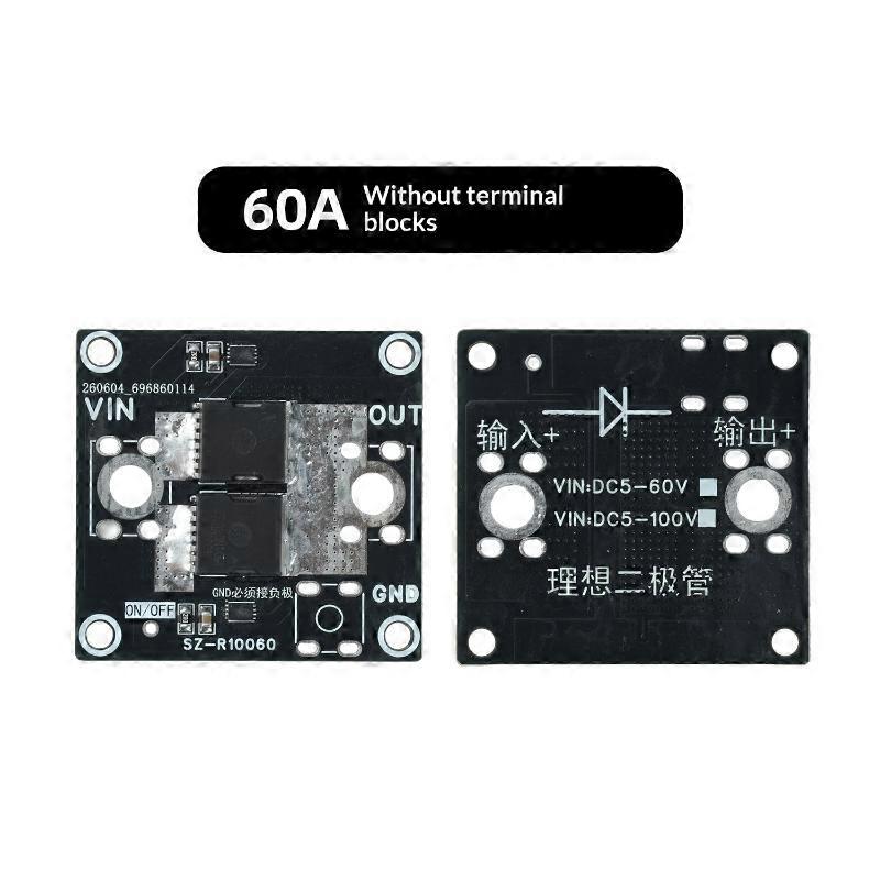 1Pcs High Current Ideal Diode Module 100A Dual Chip Control For Solar Backfeed Battery Reverse Protection