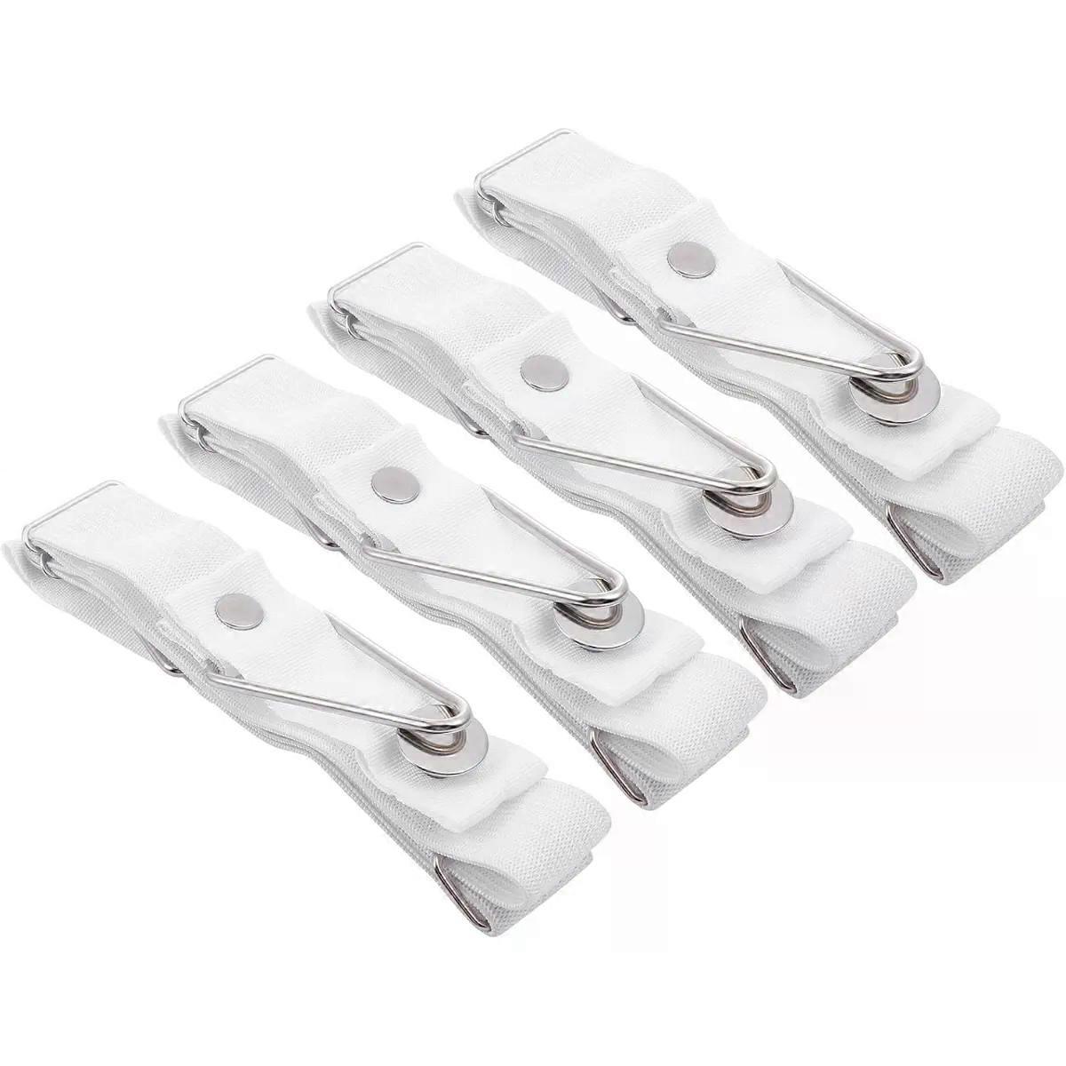 4Pcs Bed Sheet Holders Adjustable Sheet Grippers for Quilt Covers