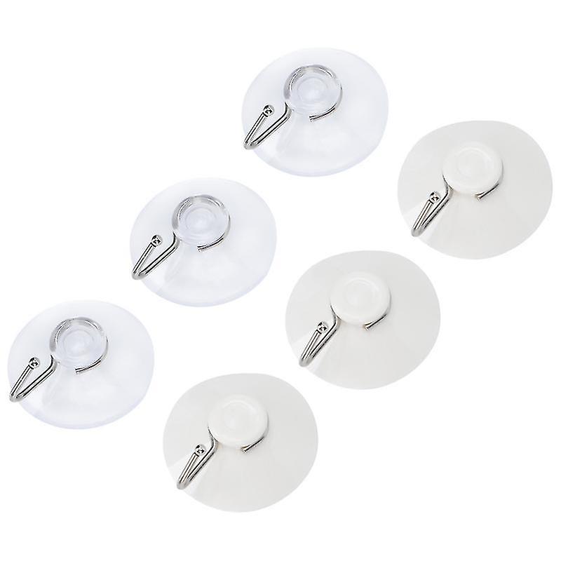 4X4cm Verschiedene Farbe Robe Haken 16 Stück Multifunktion Spurlose Klebehaken Transparent oder Weiß S