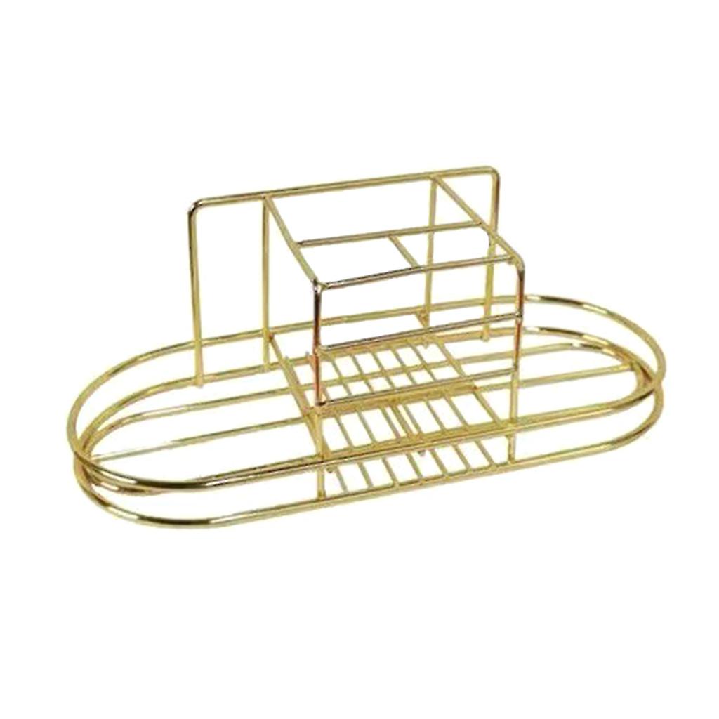 Bathroom Accessories Organizer Easy Installation Hollow Design Quick Draining