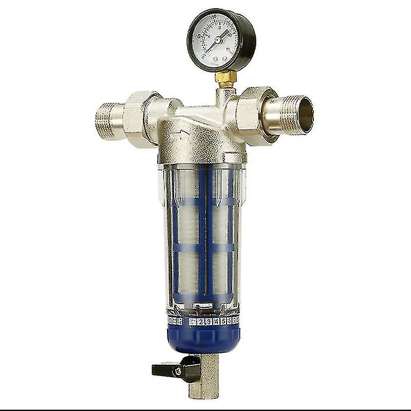 Purificateur d’eau Fliter, réutilisable Spin Down Sédiment Filtre à eau rinçable Préfiltre Système Protecteur