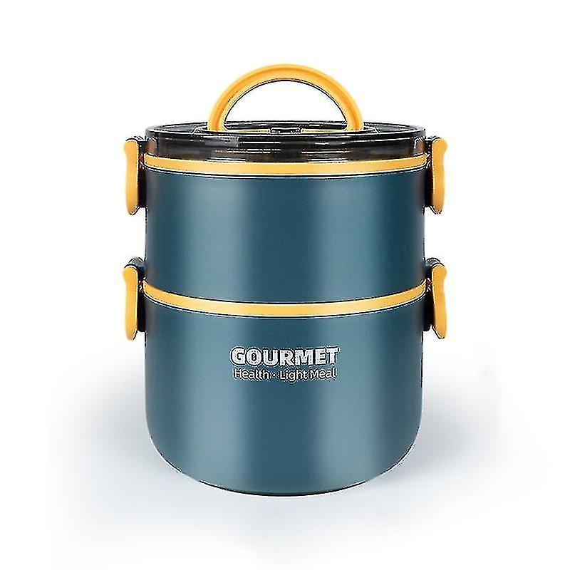 304 Stainless Steel Round Insulated Lunch Box Hot Food Container Flask Thermos