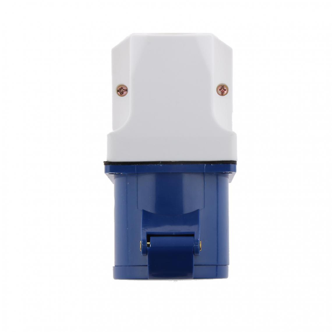 Pin Angled Surface Wall Socket Adapter 220 - 250v 2p + E Waterproof Ip44 32a