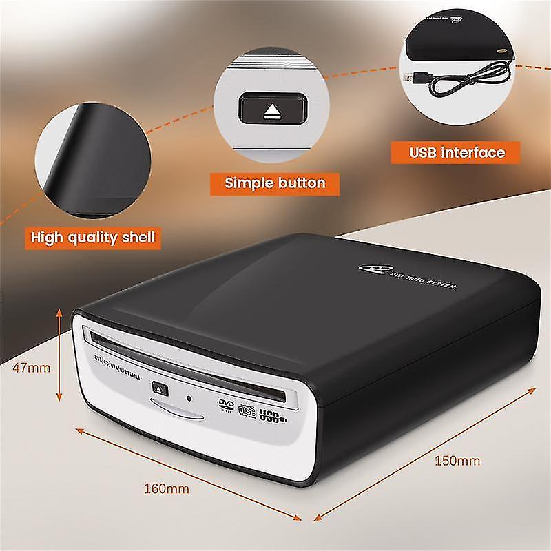 for Android Player External Car Radio Cd Dvd Dish Box Player 5v Usb Interface