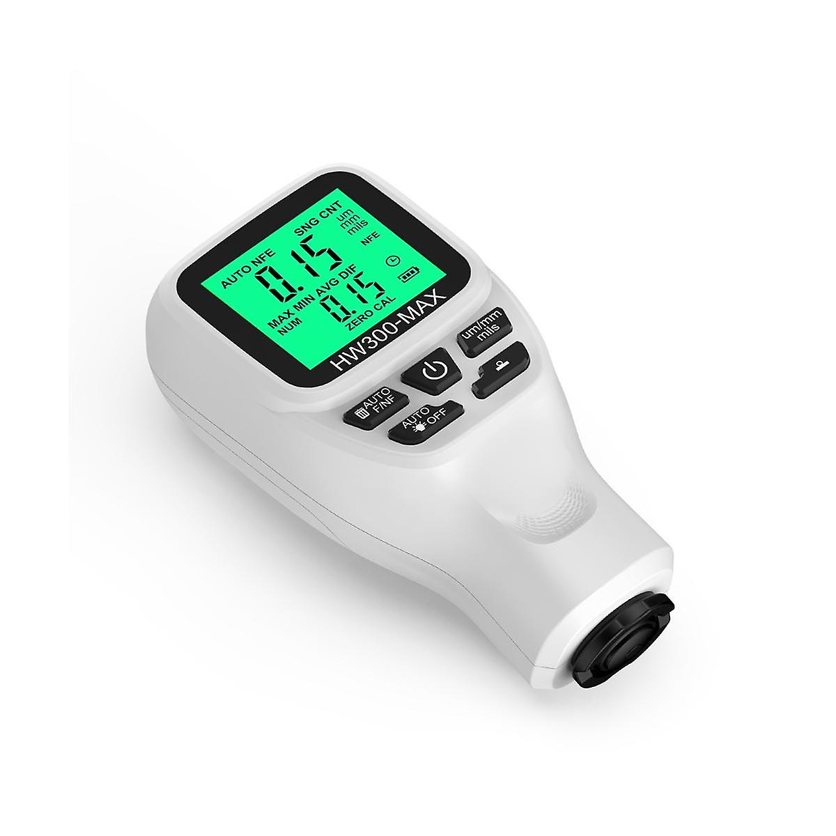 HW300-MAX Coating Thickness Gauge 0-2000UM Car Paint Film Thickness Tester Car Coating Measuring To