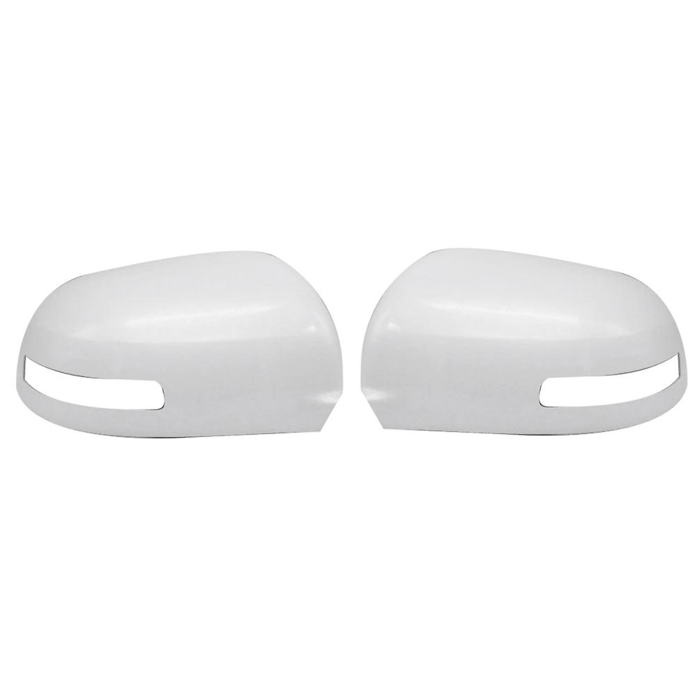 Car Door Side Rear View Mirror Cover Shell for 2013-2018 Spray Paint Mirror Cap White