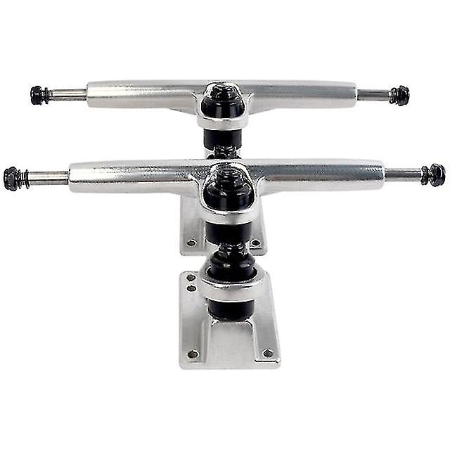 1 Pair Double Floor Longboard Trucks 7 Inch Skateboard Bracket Trucks Gravity Casting Tech