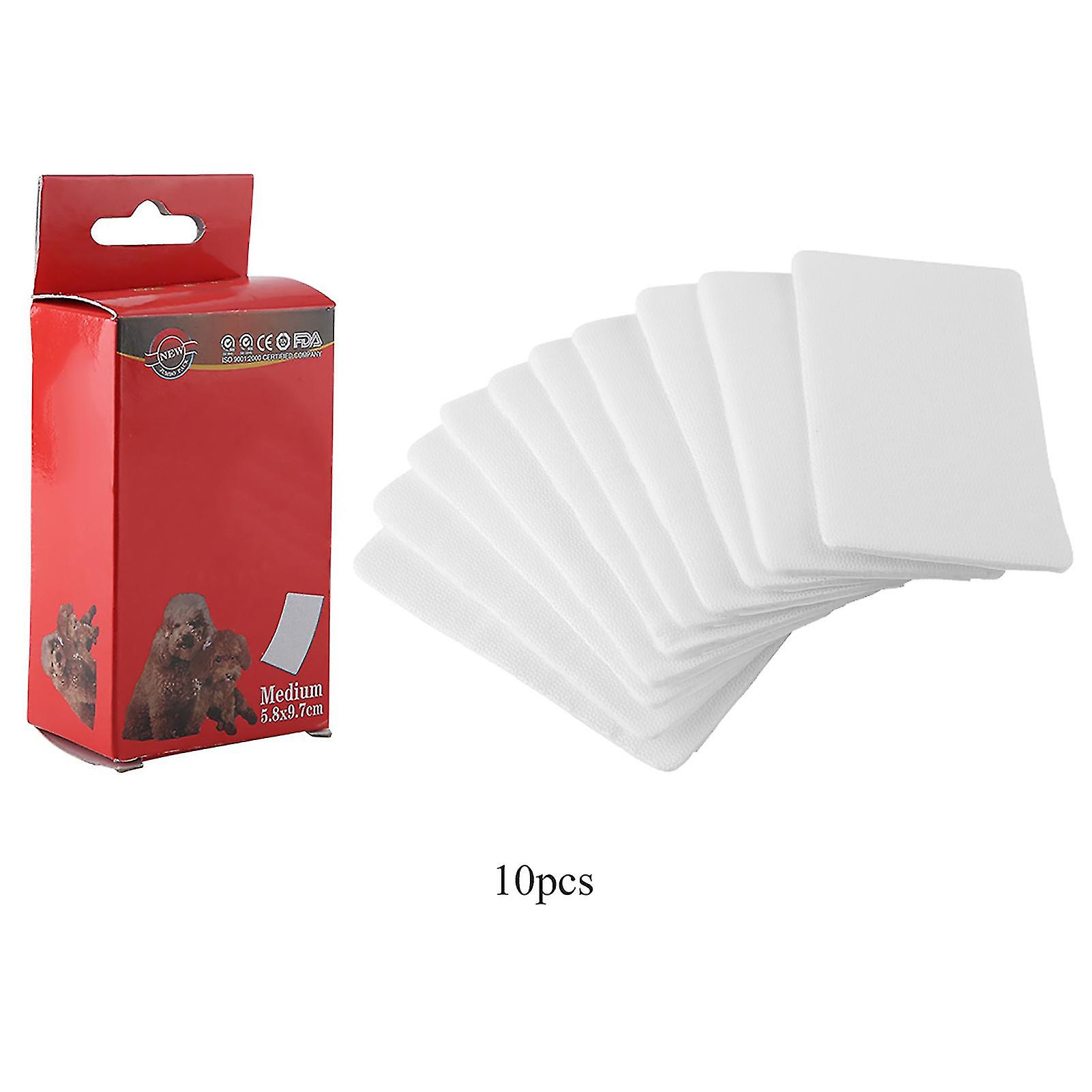 Serviettes hygiéniques jetables en papier pour chiots (M, 10 pièces)