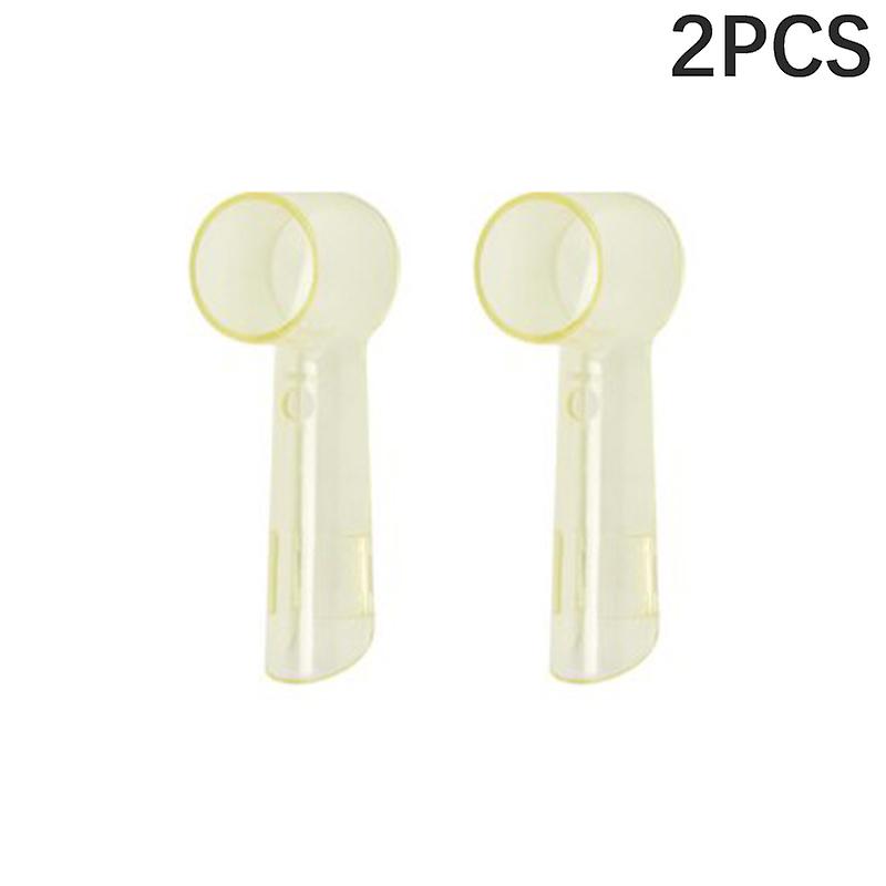2pcs Round Electric Toothbrush Head Protective Cover Tooth Brush Heads Lids