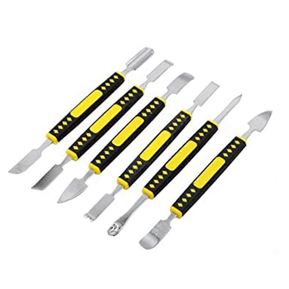 6 Pcs Portable Mobile Phone Disassembly Tool Set Metal Pry Bar Tool Electronics Repair Tools for Tablets Laptop Electronics Device
