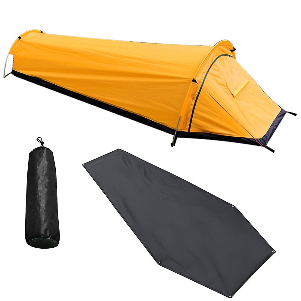 Single Person Backpacking Tent Hiking Bivy Tent Lightweight Sleeping Bag Tent