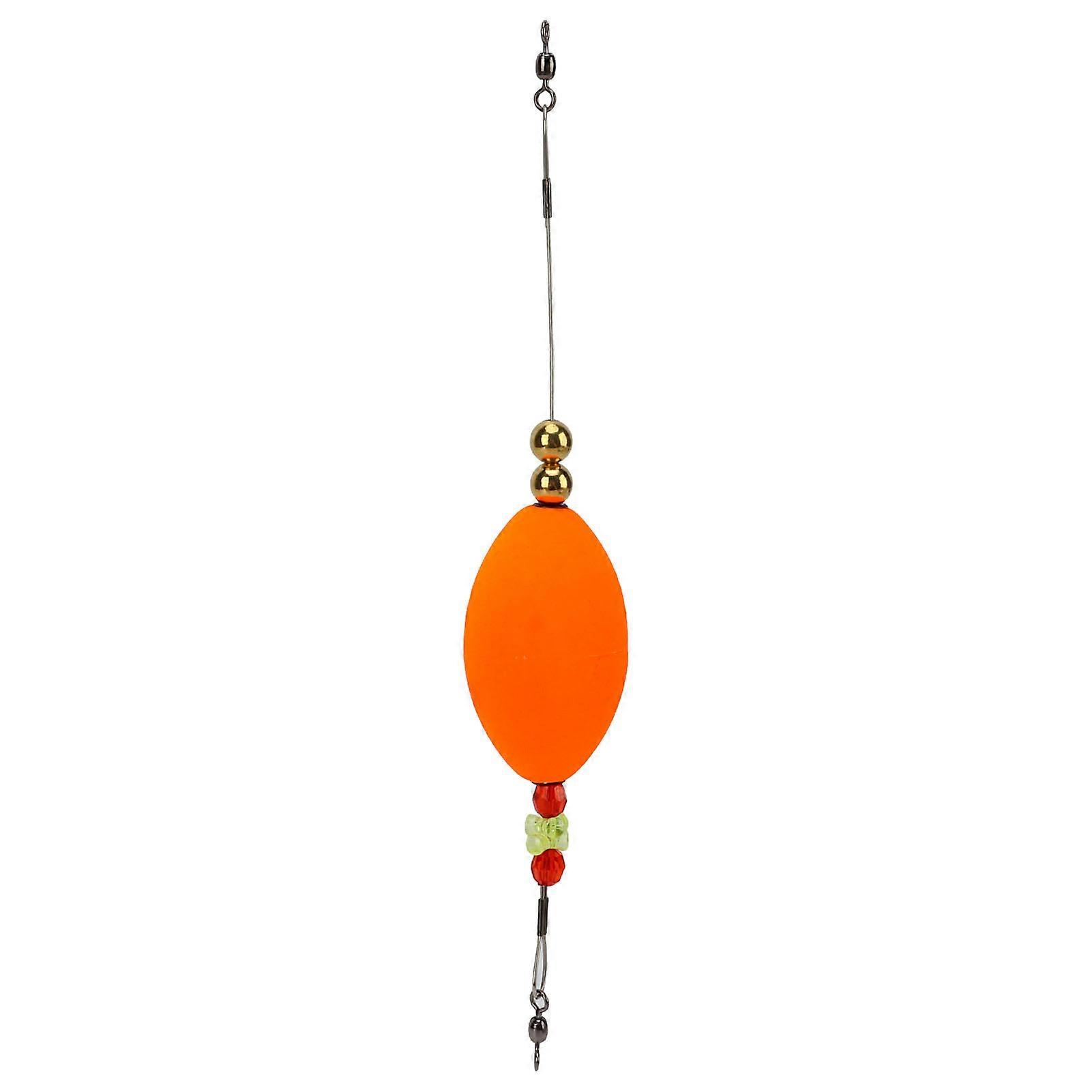 Red Fish Cork Float Fishing Tackle High Sensitivity Durable Bobber Stick for Deepwater Orange 