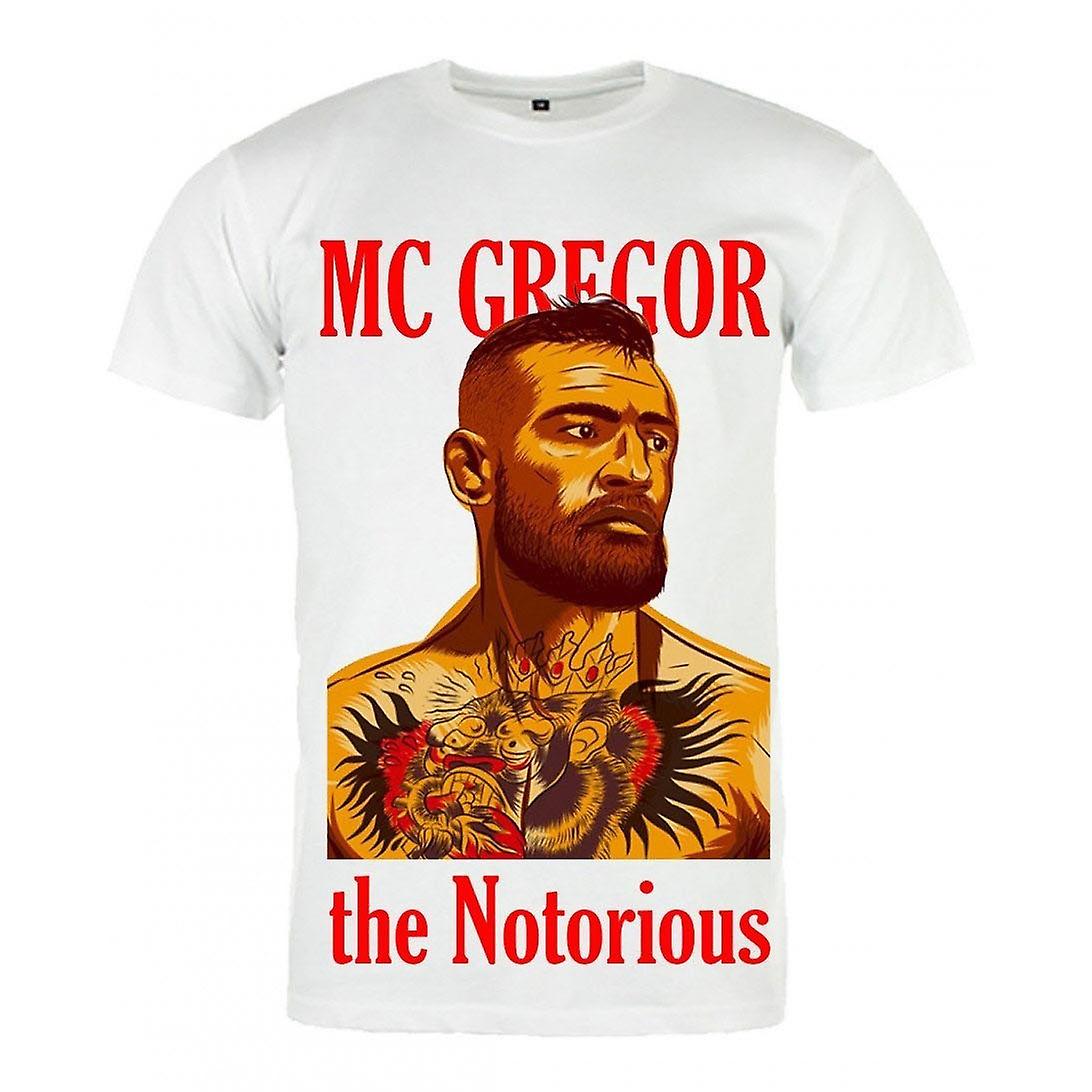 Conor Mcgregor T-Shirt Noir Illustration Fruugo FR