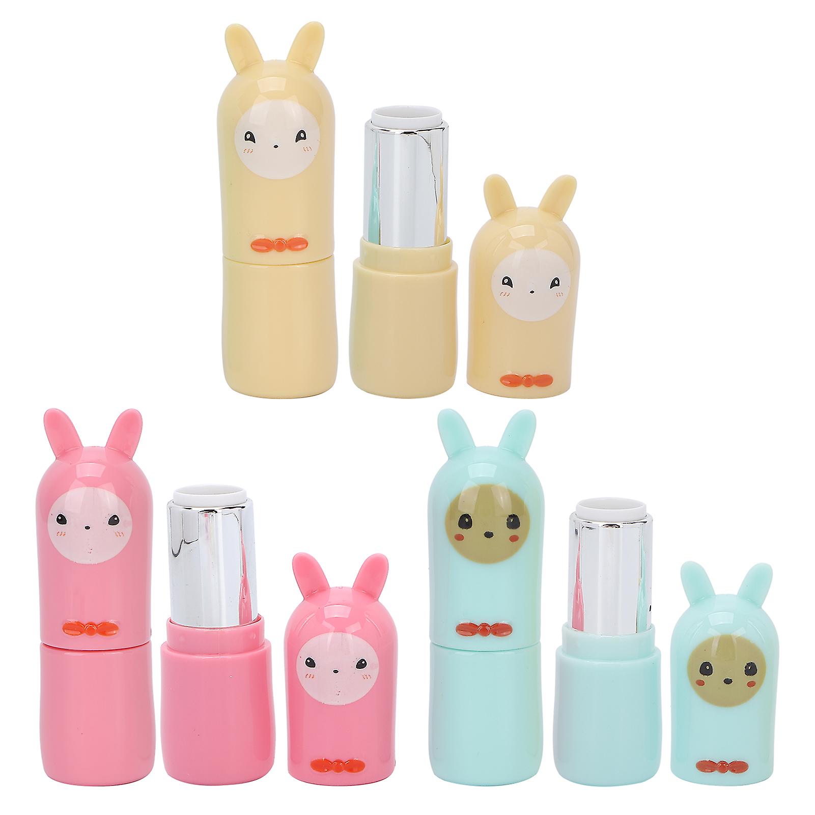 6 Pcs Empty Animal Shape Lip Balm Tubes for DIY