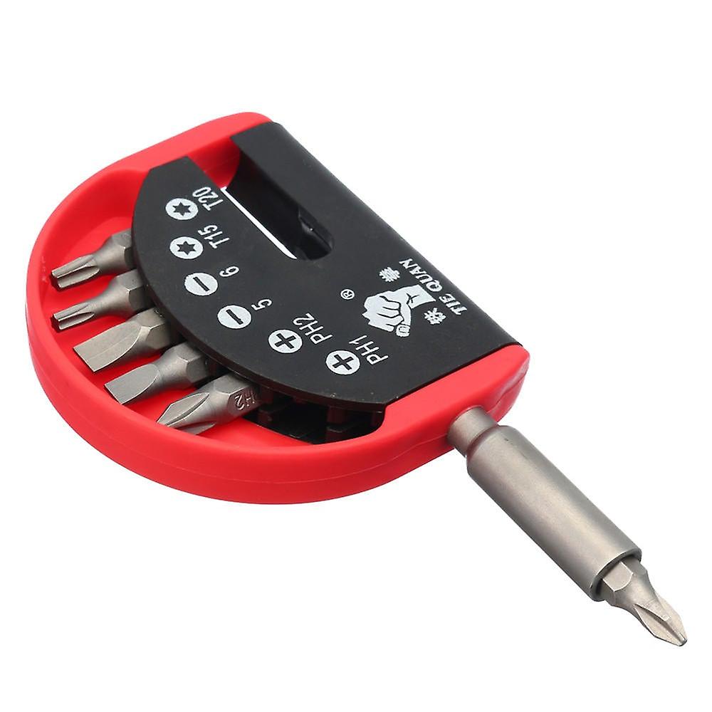 7Pcs Magnetic Screwdriver Bits Set 1/4 Inch Hex Multi-functional Fist Screwdriver Bit
