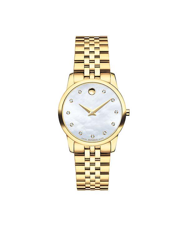 モバドイエローゴールドスチールレディースウォッチ0606998