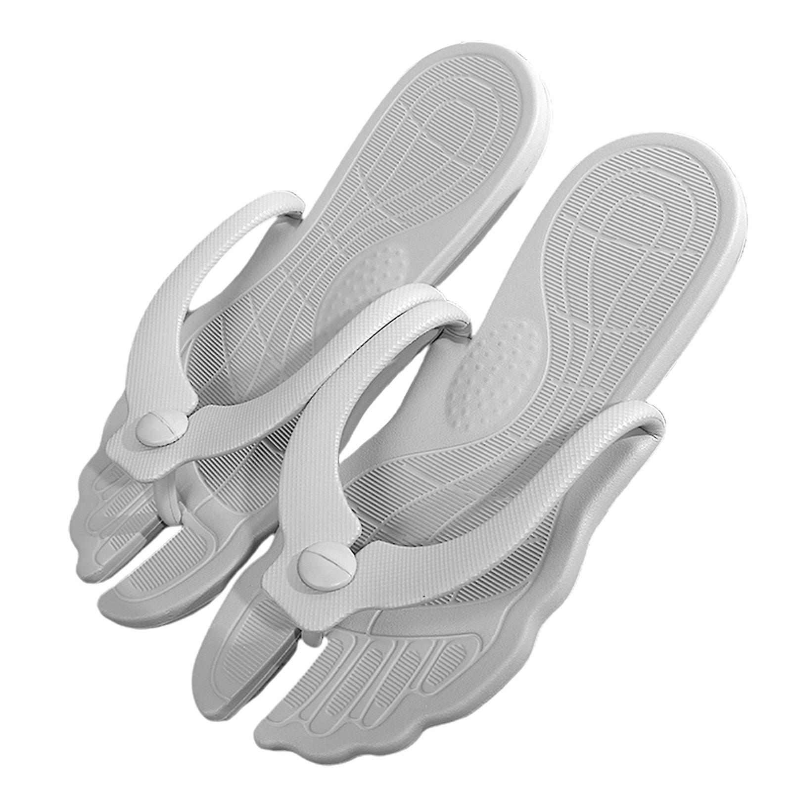 Womens's shoes ,Simple Foldable Flip Flops Easy Carrying Non-slip Slippers for Daily Wear
