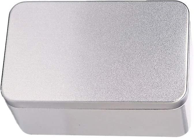 Rectangular metal box - Tinplate - 13 x 8 x 6 cm