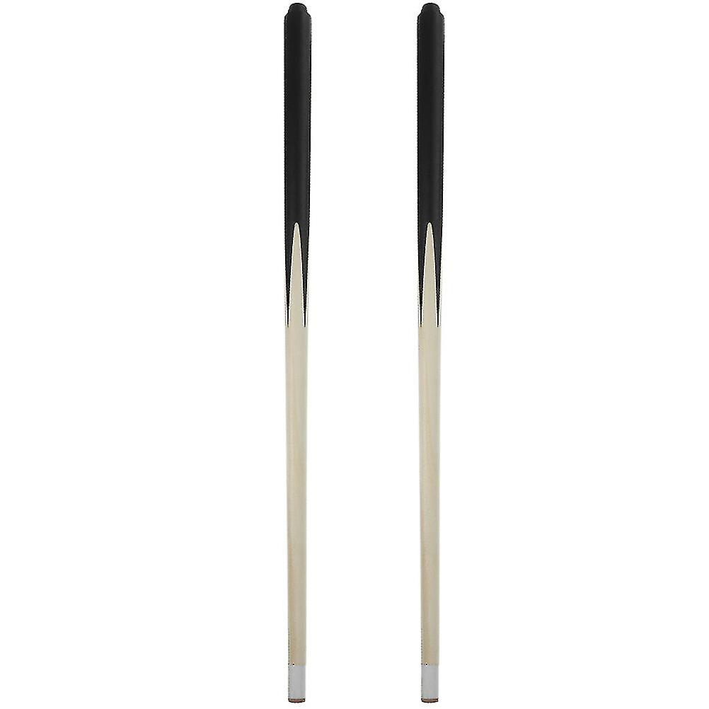 2pcs Pool Cue Wood Billiard Cue Stick Convenient Cue Stick Short Pool Cue Sticks