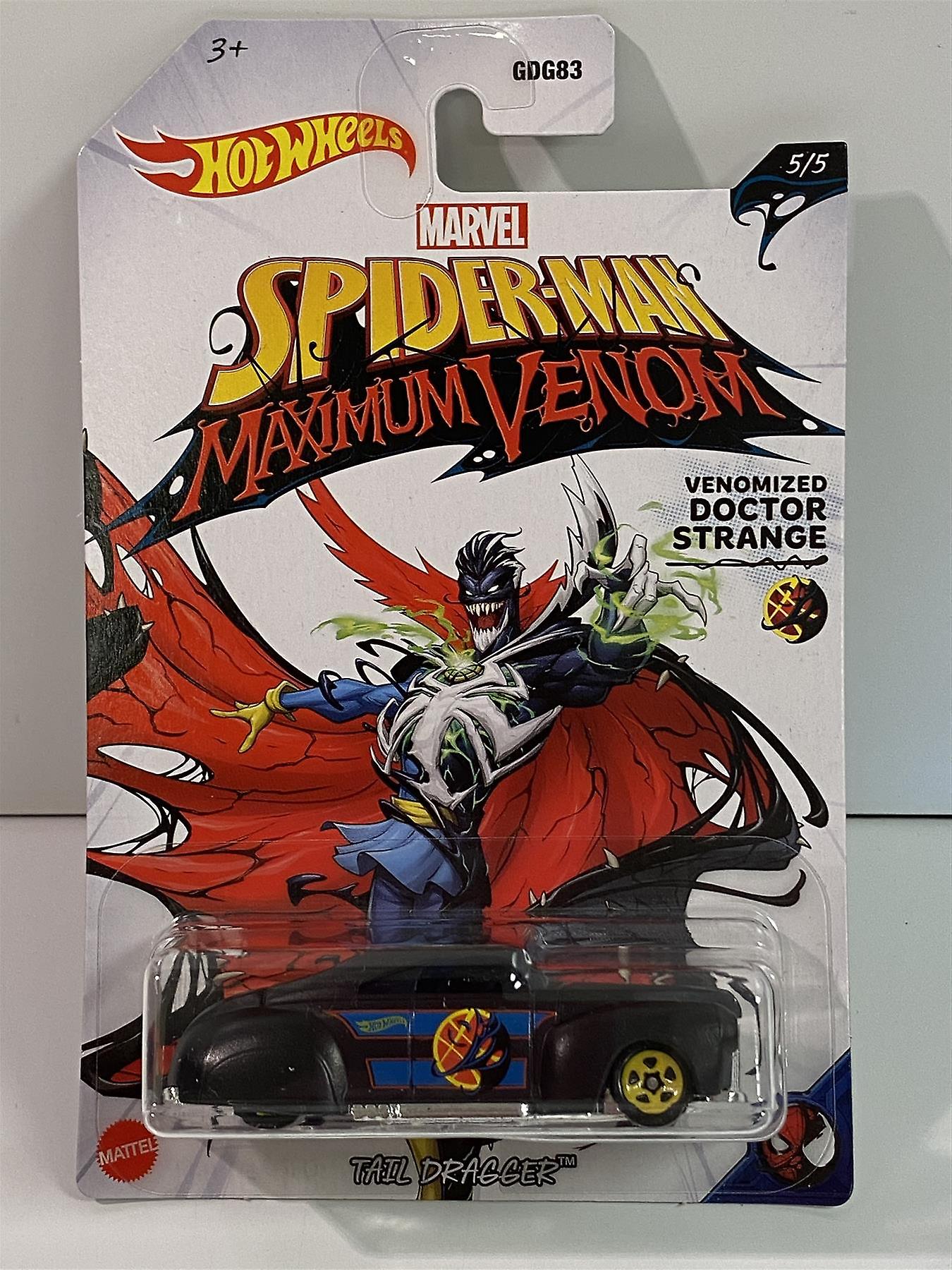 Spiderman Maximum Venom Hot Wheels Trascinatore di coda GJV27 Scala 1:64