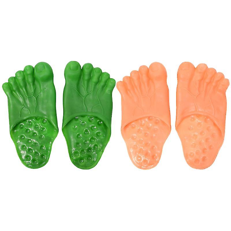 2pair Halloween Slipper For Halloween Decorations
