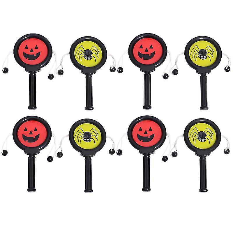 8pcs Toy Hand Drum For Halloween Decorations