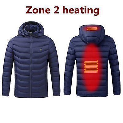 בגדי ריקוד גברים אזור 9 צונה 11 ז'קט מחומם USB חורף ז'קט מחומם חשמלי חיצוני מעיל תרמי חם בגדים מעיל כותנה מחומם