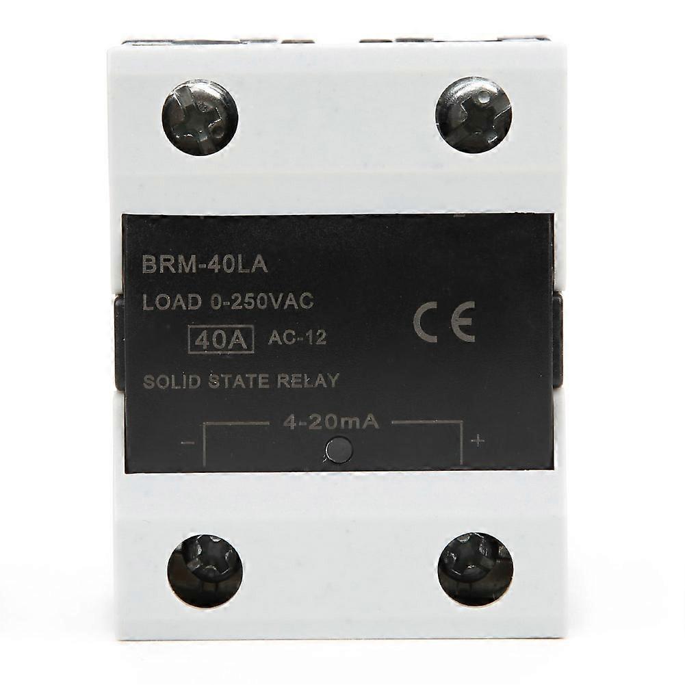 BERM BRM-40LA Solid State Relay 4~20mA AC 0~250V  40A Flame Retardant Relay