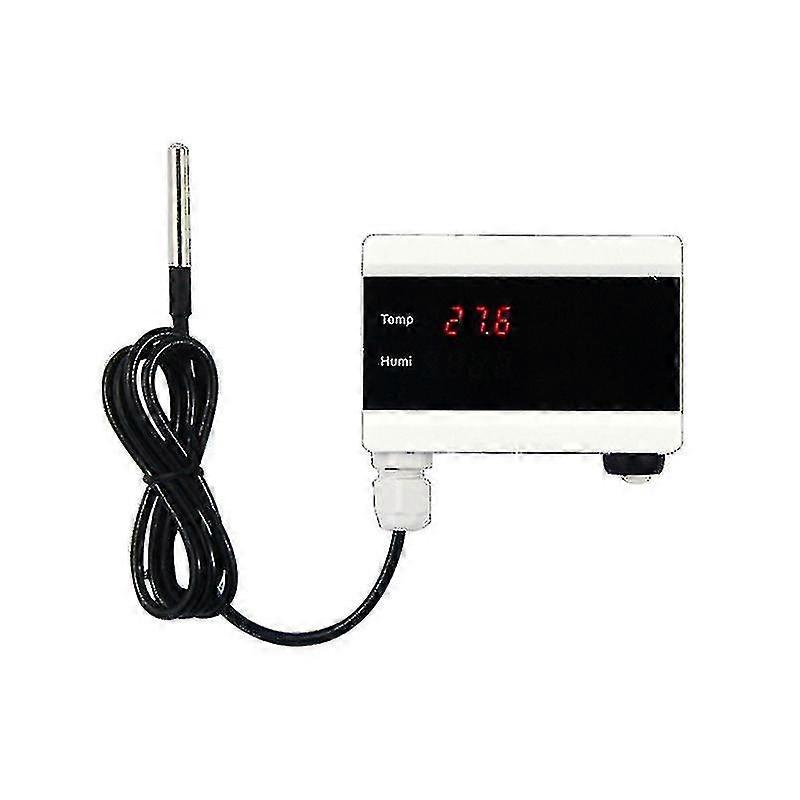 Tuya Wifi Temperature Sensor Thermometer Detector Smart Life App Alert Home Thermostat Control Alar-@